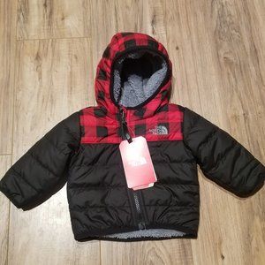 North Face Boys Buffalo Plaid 3-6M Winter Jacket